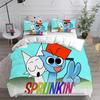 Sprunki Bedding Sets Bed Cover Comforter Duvet Cover Pillow Case 2-3 Pieces Sets Kids Adult Bedroom Decoration