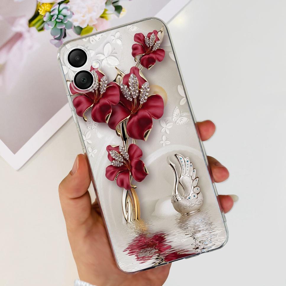 Case For Samsung Galaxy A06 4G 6.7" Cute Cartoon Astronaut Dinosaur Soft Silicon TPU Cover For Samsung A06 SM-A065F Phone Case