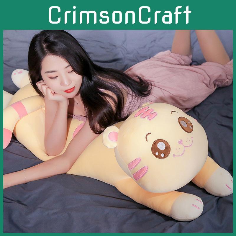 Tiger Large Cute Plush Toy Zodiac Bed Sleeping With Doll Birthday Gift Girl