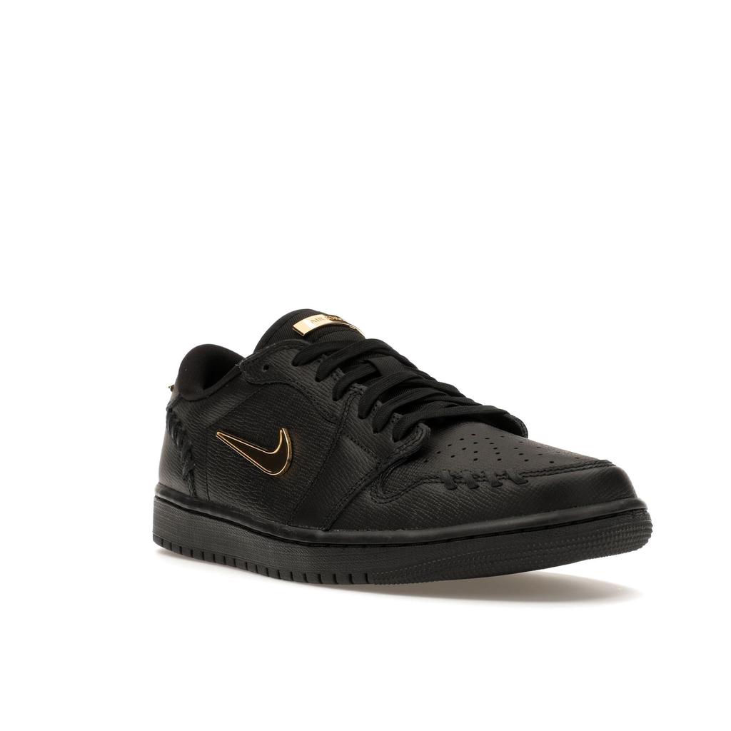 Air Jordan 1 Low Method of Make Black Women Sneakers Metallic-Gold FN5032-007