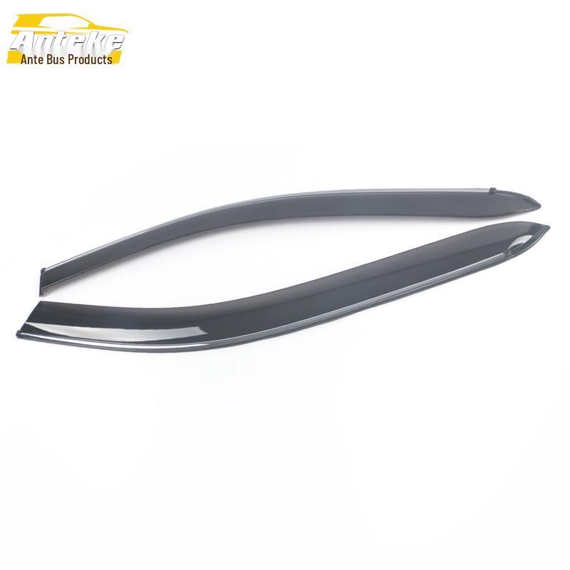 Maxus 13 G10 Plastic Rain Guards with Bright Strips - Exterior Trim Accessories