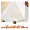 100PCS Non-stick Surface Non-stick Food Packaging Disposable Oil-proof Paper Bag  Pancake Packaging