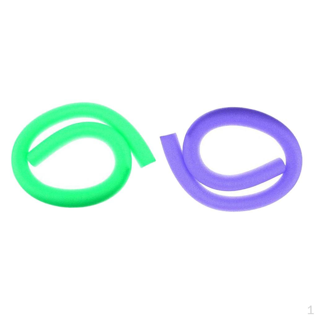 

2pcs Adult Kids Pool Noodle Hollow Foam Floating Tube 50cm