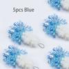 Plush Ball Cat Toy Tassel Rabbit Fur Cat Teaser Stick Changing Heads Pet Toys For Kitten