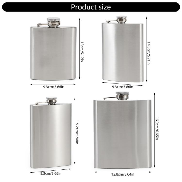 Effective Men's Essential Flagon Elegant Stainless Steel Flask Perfect for Outdoors Adventure or Special Event