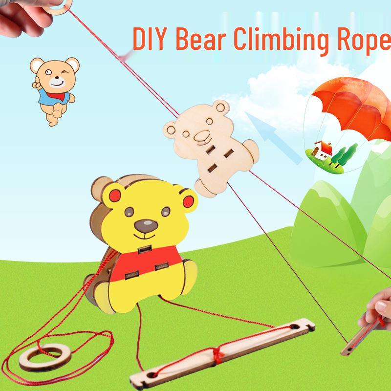 Student Science & Tech Kit: Little Bear Rope Climber & Panda Friction Experiment See details page