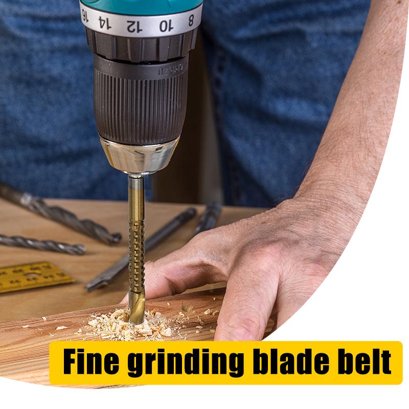 Hexagonal serrated Twist drill woodwork straight handle hole expansion groove DIY irregular hole alloy cut power tool accessory