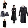 Wednesday Addams School Uniform Girls Kids Dress Cosplay Halloween Xmas Party