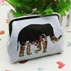 Owl Flower Elephant Card Holder Case Mini Clutch Handbag Coin Purse Bags Wallet