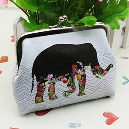 Сова Цветок Слон Держатель карты Чехол Мини-клатч Сумочка Портмоне Сумки Кошелек #3 — фото 9