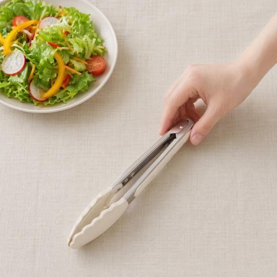 Kitchen Tongs for Cooking And BBQ, Heat-Resistant 9 Inch Food Tongs with Silicone Tips, Non-Stick Dishwasher Safe Kitchen Tools