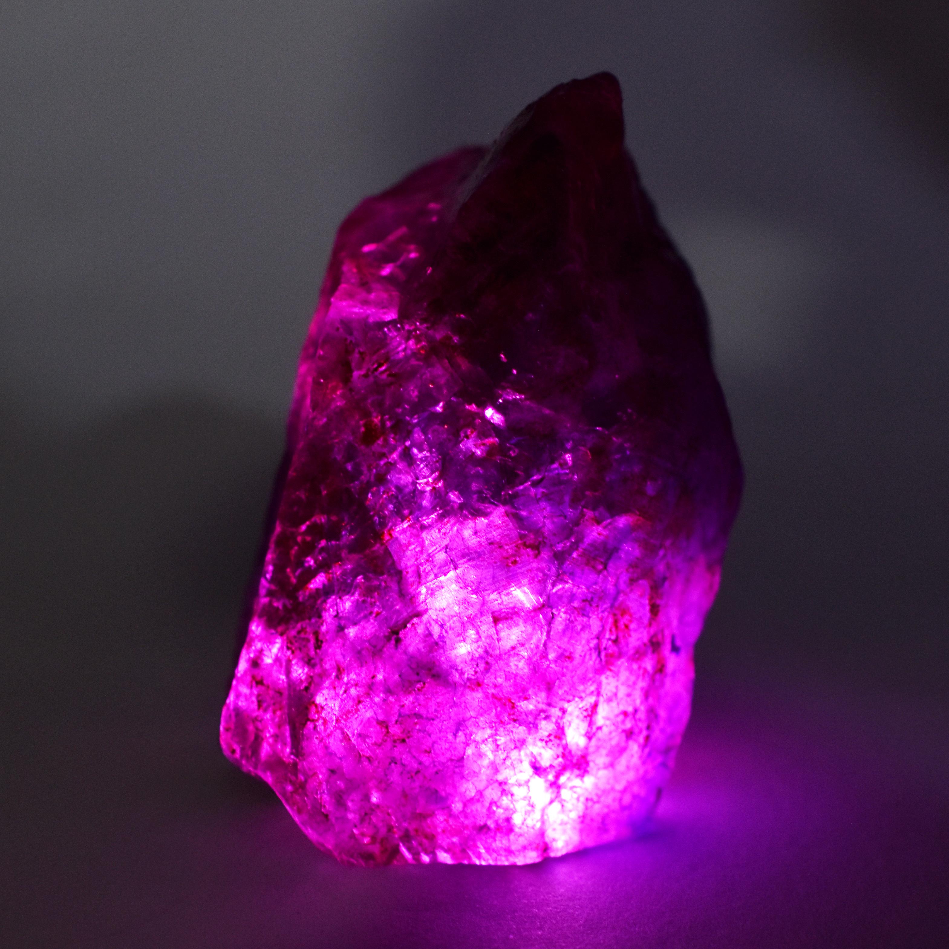 

Natural Purple Sapphire CERTIFIED 177 Ct Uncut Raw Rough Loose Gemstone 42.9 mm approx фіолетовий