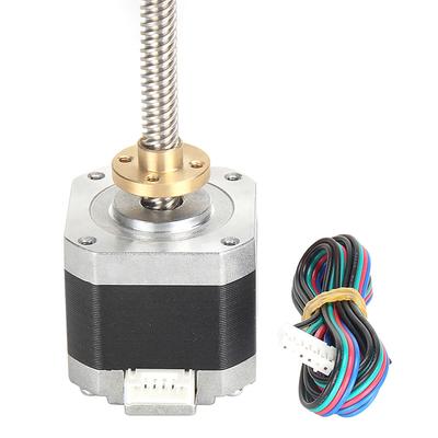 Integrierte 300-mm-T8-Schraube, 42 x 40 mm, NEMA 17-Schrittmotor, passend für RepRap Prusa i3/3D-Drucker, Z-Achse/CNC-Maschine