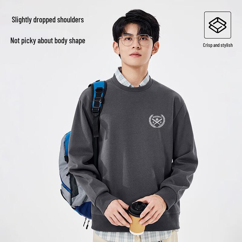 Baleno Men's 2025 Loose Fit Round Neck Sweatshirt