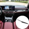 For BMW 3 Series/i3/4 Series/i4 23-24 Central Control Trim Strips, Instrument Panel Trim Strips, ABS Carbon Fiber Pattern 1pcs