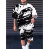 Summer 3D Printed Short Sleeved T-shirt Vacation Men's Casual Set Patterns Which Are Casual Fashion Soft Comfortable Breathable