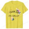 French Team Bride Squad T-shirt Flower Graphic Bridal Shower Wedding Tops Women Bachelorette EVJF Party Blouses Bridesmaid Tees