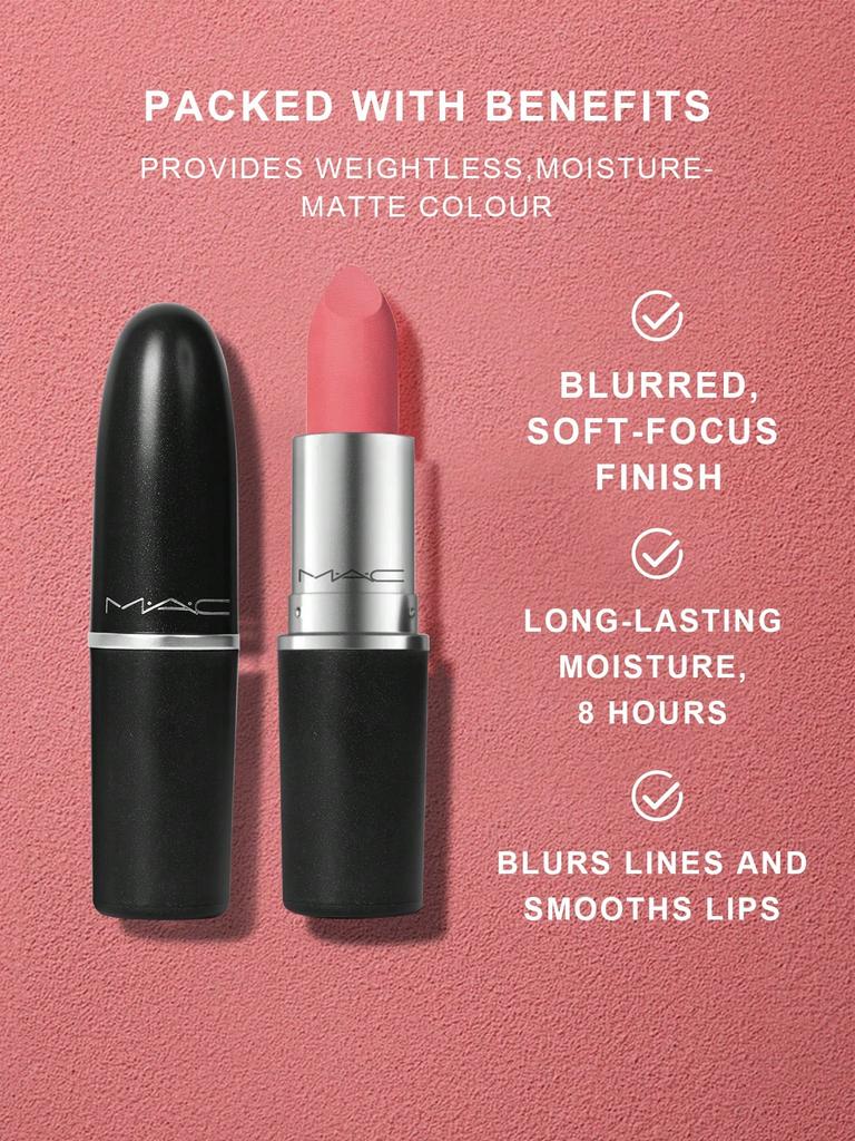 MAC Lustreglass Sheer Shine Lipstick - PDA (Bricky Red) 0.1 OZ./3g