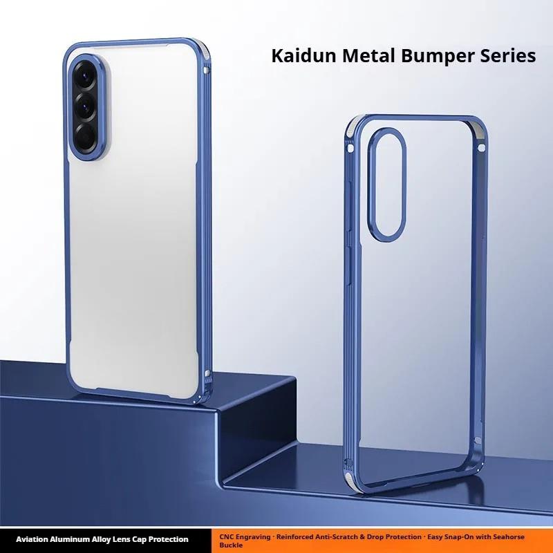 For Samsung Galaxy A56 A36 5G Mobile phone protective case with metal frame and camera protection For Galaxy S24 S25+ S24 Ultra