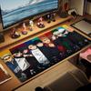 Tappetino per Mouse Colorato Anime Jujutsu Kaisen Grande Cuscino per Tavolo da Gioco Antiscivolo per Laptop Tablet Mousepad Grande Tappetino XXL Mini PC Playmat Con Bordo Lock