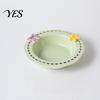 High-temperature Ceramic Bowl Feeding for Dogs & Cats, Whisker Friendly Kitten Food Non-tip Cat Dish Water Dish, Wide Shallow Pet Feeder Plate Dry Wet