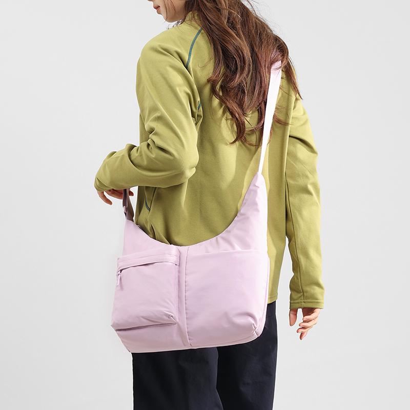 Multi-Pocket Sports Crossbody Bag Large Capacity Student Class Commuter Shoulder Bag
