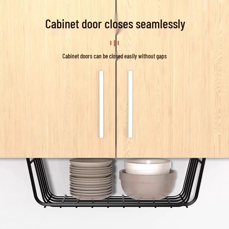 Under-Desk Hanging Storage Shelf for Dormitories