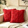 Reindeer Christmas Pillow Covers Plush Xmas Pillowslip Throw Cushion Case  Festive Holiday