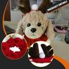 Pet Reindeer Headband and Neckwear, Costume Decorative Dress Up Holiday Neckwear Drool