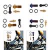 M10x1.0mm Banjo Bolt Bleeder Screw Washer Set Fuel Oil Pump Brake Adapter for Master Cylinder
