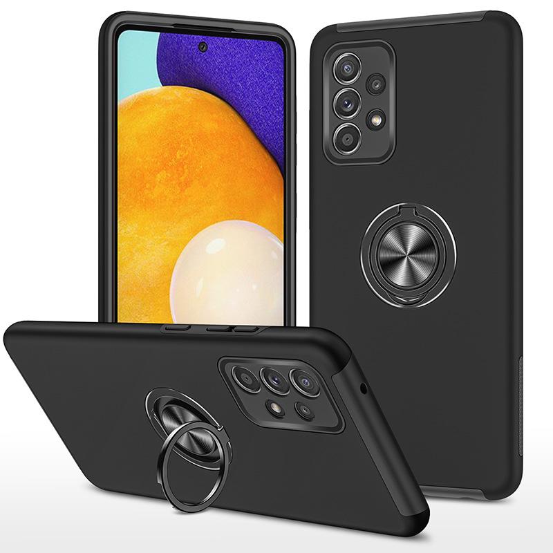 Samsung A52 Car Mount Phone Case with Magnetic Ring, Protects, and Prevents Falls