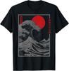 The Great Wave Kanagawa Retro Artwork Japanese Kanagawa Wave T-Shirt