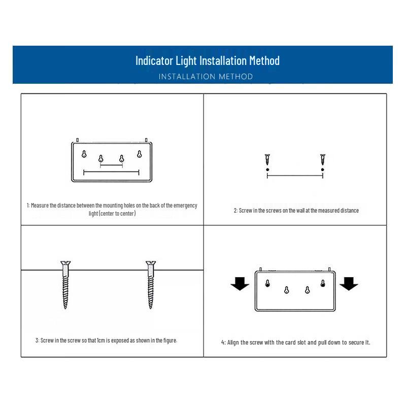 Xin Gong Pai LED Emergency Exit Sign Light