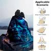 1 Stück Galaktischer Löwe Decke Weich, Warm Gemütliche Bettwäsche Dekorative Überdecke, Wohnzimmer, Reise, Camping, Auto Decken