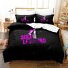 3D Print Anime Solo Leveling Bedding Set Duvet Cover Bed Set Quilt Cover Pillowcase Comforter King Queen Size Boys Adult Bedding