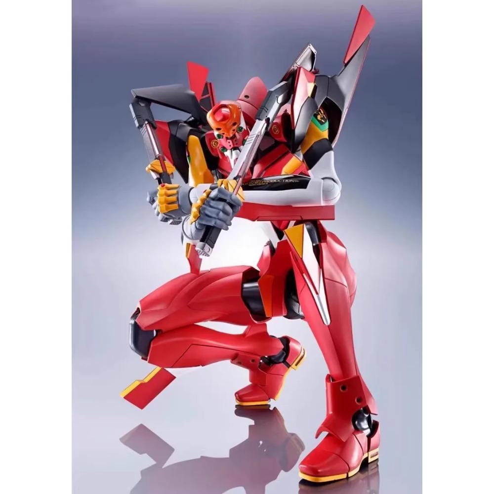 Anime EVA Figure EVANGELION-02 Production Model Assembly Accessories Model Toy Gift Collection 16CM Action Figure Red Body