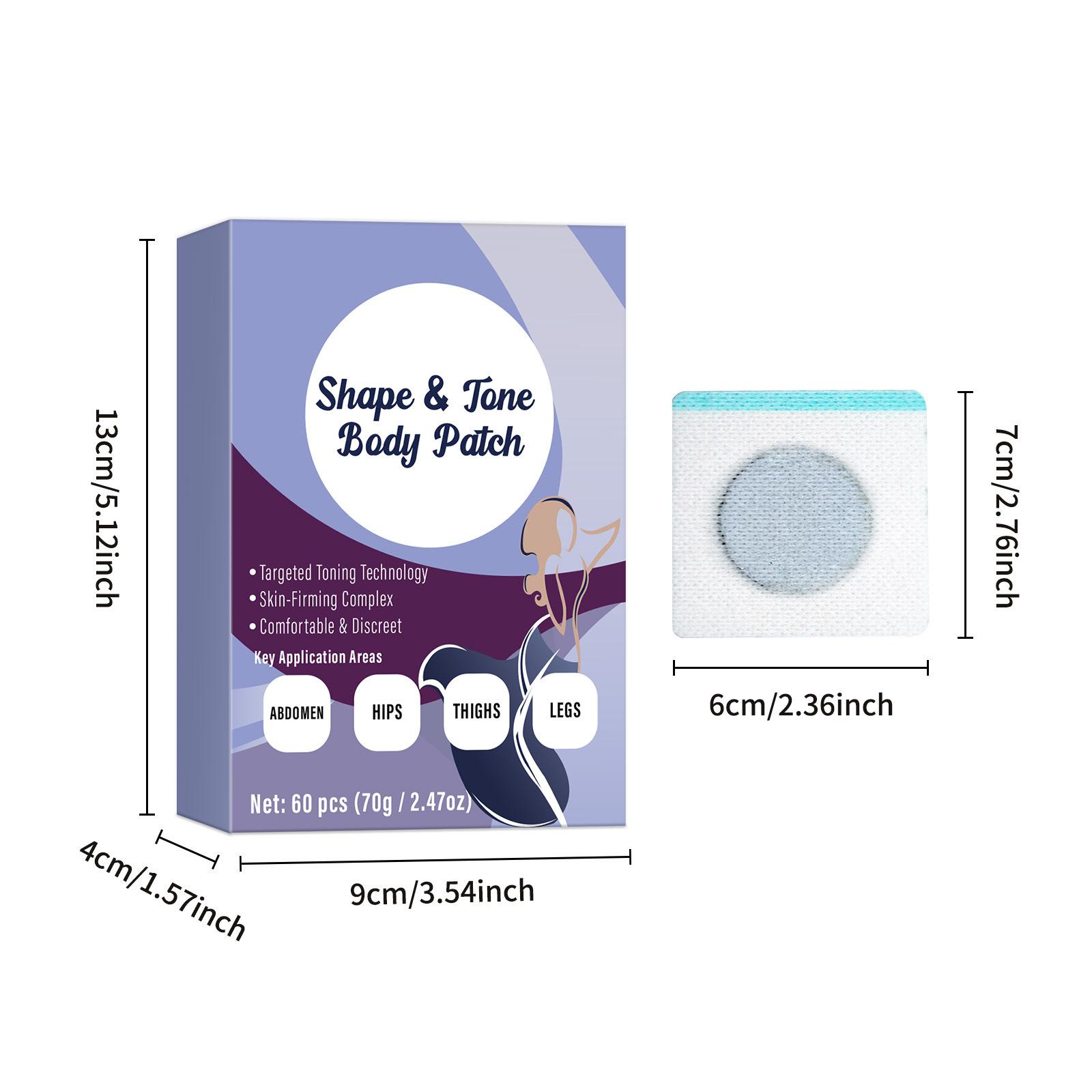 

Патч для похудения и моделирования тела для подтяжки кожи 60 шт. Подходит для всех типов кожи Семейное использование 60 tablets