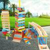 Wooden Strip Building Block Set Children Puzzle Set For Kids Ages 1 To 6