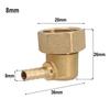 Conector de Manguera de Latón para Tubería Barb Conector Ajuste Impecable