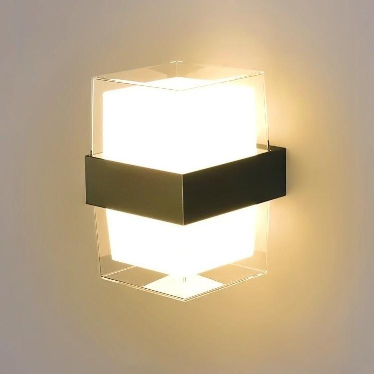 Modern LED Wall Light Square Round Interior Living Room Bedroom Corridor Aisle Sofa Background Wall Wall Light
