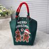 Christmas Gift Bag Knitted Tote Bag Christmas Eve Candy Gift Box Bag 2025 New Christmas Knitted Bag