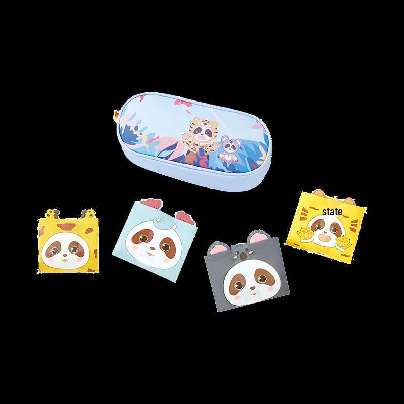 Yujin Meiwu x Moxi First Encounter Kids  5-Piece Travel Storage Set