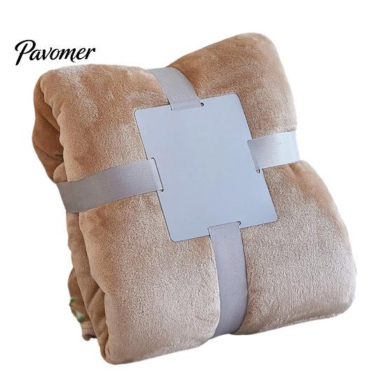 Lightweight Travel Blanket Solid Color Flannel Throw Blanket, Plush for Bed, Foldable Sofa, Couch, Soft Fuzzy Nap Sleeping All Seasons