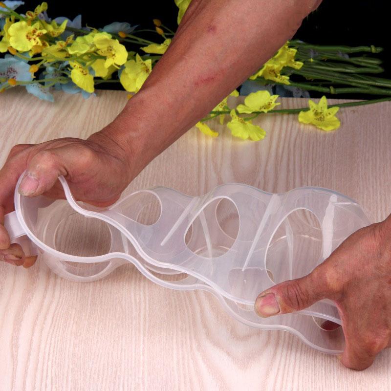 Tragbare Aufbewahrungsbox für Getränkedosen, geeignet für Kühlschrankregal, Bierdosenregal, Kühlschrankaufbewahrung, Ausziehregal, transparentes Plastik