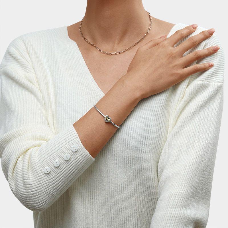 New In Original Charm Bee Beads Fit Bracelet For Women Copper Pendant Bead Jewelry Spring Festival Mother Gift