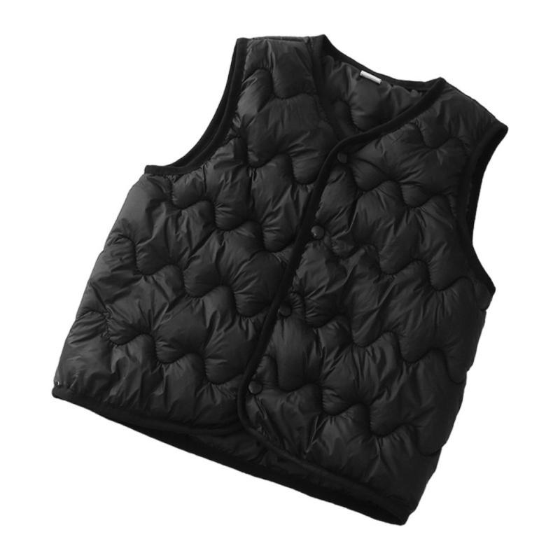 

Детский жилет с хлопковой подкладкой, безрукавная куртка, тонкий теплый детский жилет 90