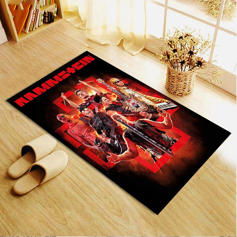 Rammstein Carpet Rug for Living Room Bedroom Home Sofa Decoration,Kids play Non-slip Floor Mat