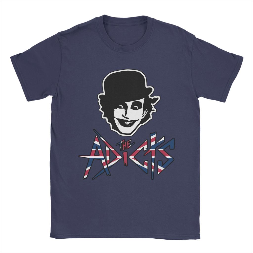 Neuheit The Adicts Flagge UK All The Young Droogs T-Shirts für Herren Baumwoll-T-Shirts Kurzarm-T-Shirt Geschenkidee Oberteile