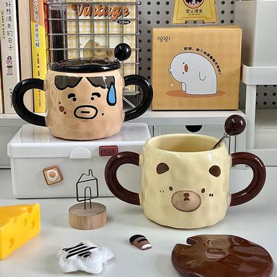 Cadouri de ziua de naștere pentru fete, căni creative drăguțe cu ursuleți, cadouri practice, suveniruri din ceramică de înaltă valoare