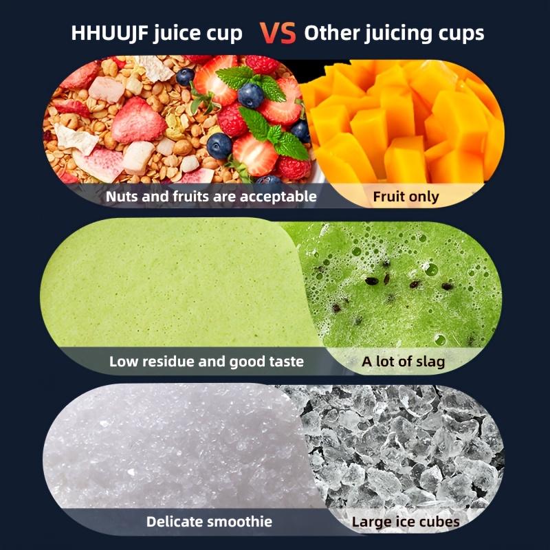 Portable electric juicer USB Juicer blender mini blender suitable for smoothies and salad juices500Milliliter tape LED Display Screen Multifunctional